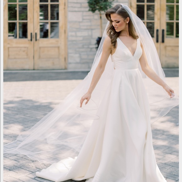 Toni Federici - Infinity Veil, 80-35, White/Ivory - Picture 3 of 4